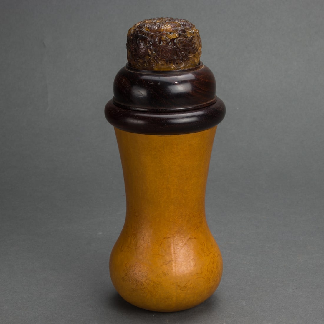 Chinese molded gourd cricket case (1 of 2)