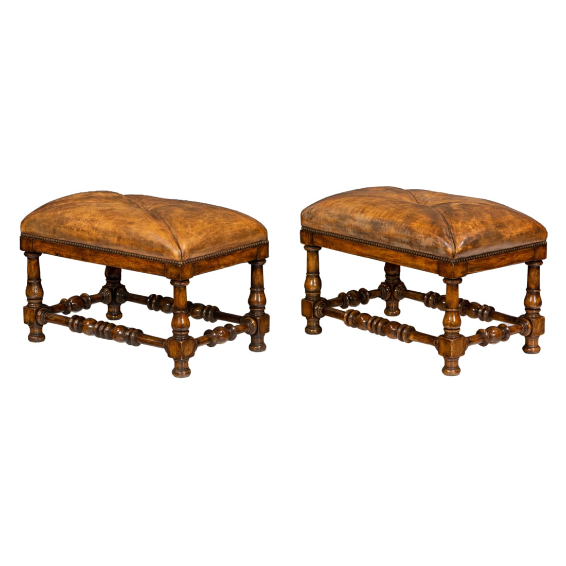 A pair of Baroque style benches (1 of 3)