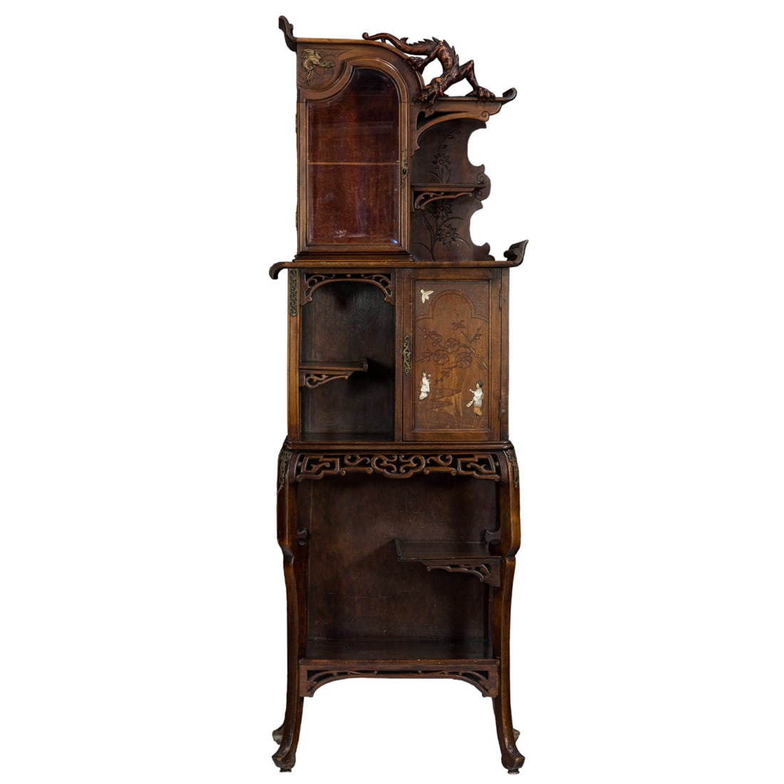 An Aesthetic Movement etagere fashioned in the Japanese taste (1 of 3)