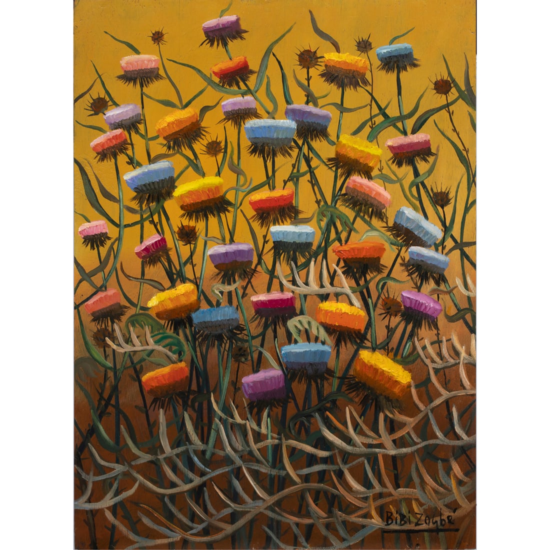 Painting, Bibi Zogbe (1 of 4)