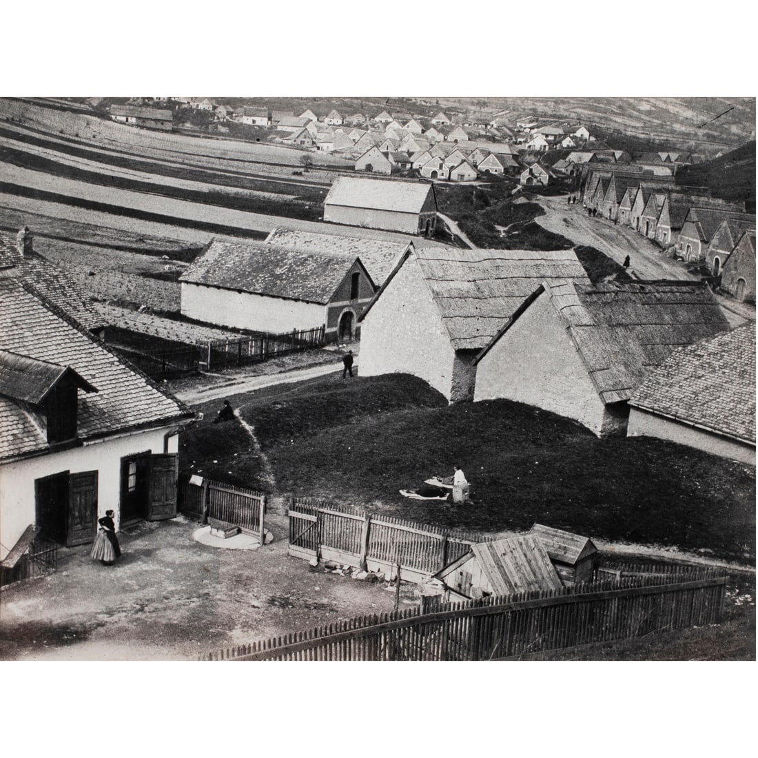 Photograph, Andre Kertesz: Andre Kertesz (American/Hungarian, 1894-1985),"Wine Cellars, Budafok, Hungary," 1919, 1960s printing, gelatin silver print, unsigned exhibition print (approved by the Kertesz Estate), image: 14.5"w x 