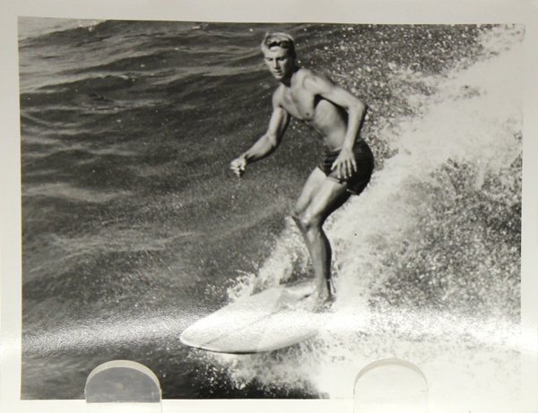 Surfing photographs by LeRoy Grannis: (Lot of 25) Unframed photographs, ''Surfing - Huntington Beach (California),'' 1960, by LeRoy Grannis (Californian, 1917-2011), each stamped ''Aug 23, 1960'' verso, print (each): 4''h x 5''w. Provenan