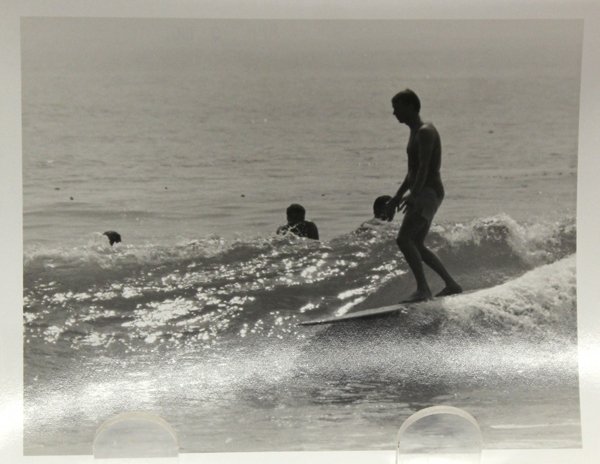 Surfing photographs by LeRoy Grannis: (Lot of 49) Unframed photographs, ''Surfing - Malibu (California),'' 1960, by LeRoy Grannis (Californian, 1917-2011), each stamped ''April 9, 1960'' verso, print (each): 4''h x 5''w. Provenance: Estat