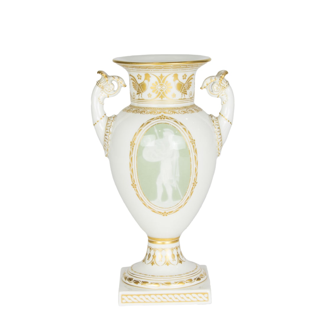 A Berlin (KPM) pate-sur-pate porcelain cabinet vase (1 of 4)