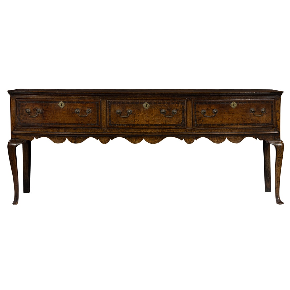 A George II oak dresser, first half 18th century (1 of 3)