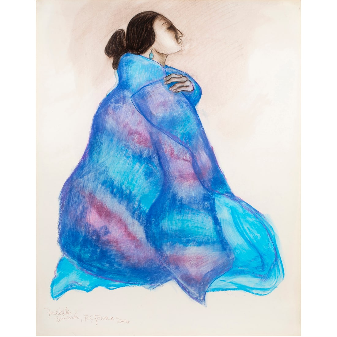 Work on paper, R.C. Gorman (1 of 4)