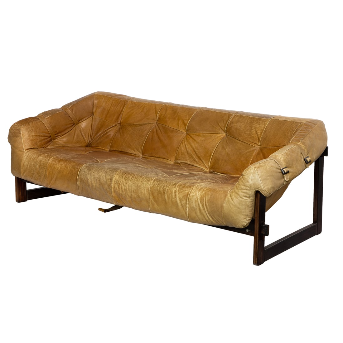 A Percival Lafer Leather Sofa Auction