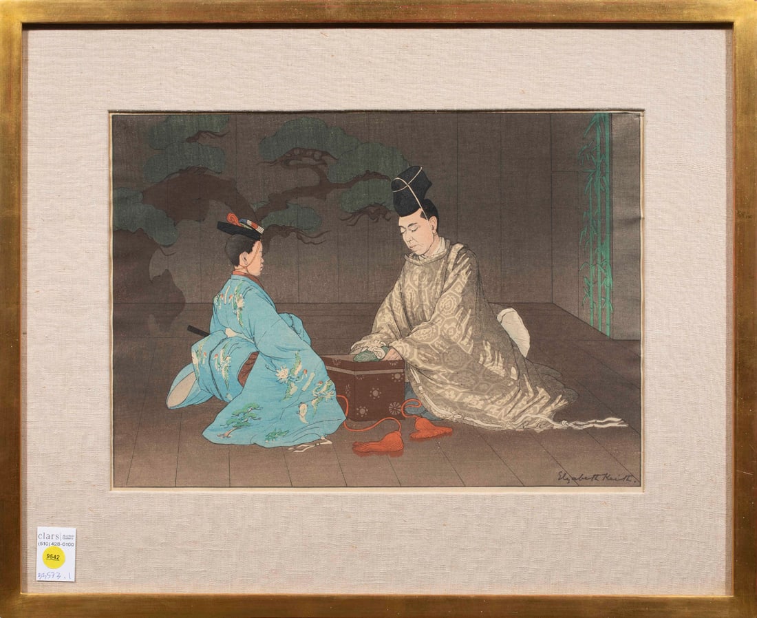 Elizabeth Keith (1887-1956) - Kongo in Okina-Noh (1 of 1)