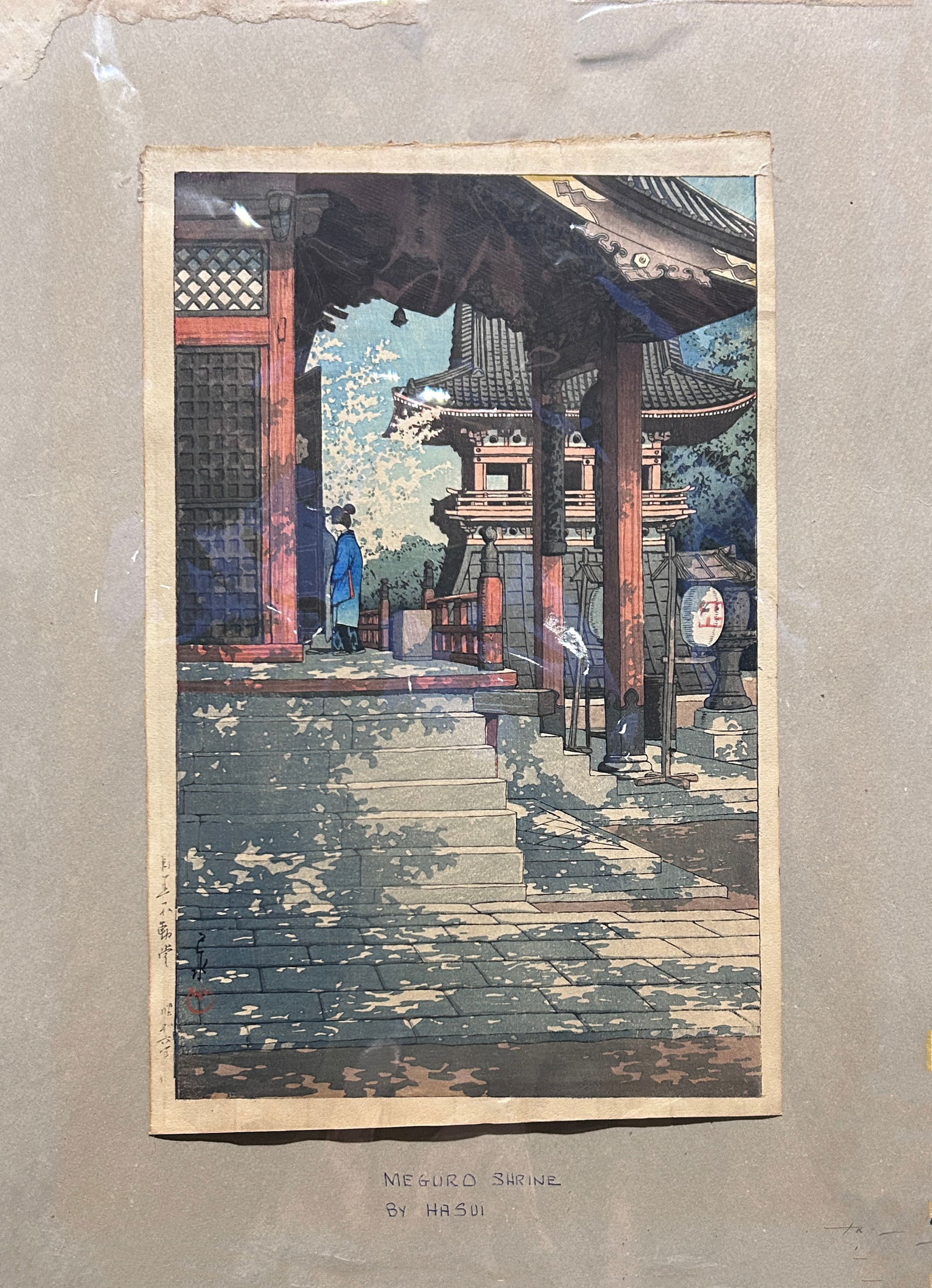 Kawase Hasui - Temple In Meguro (1 of 1)