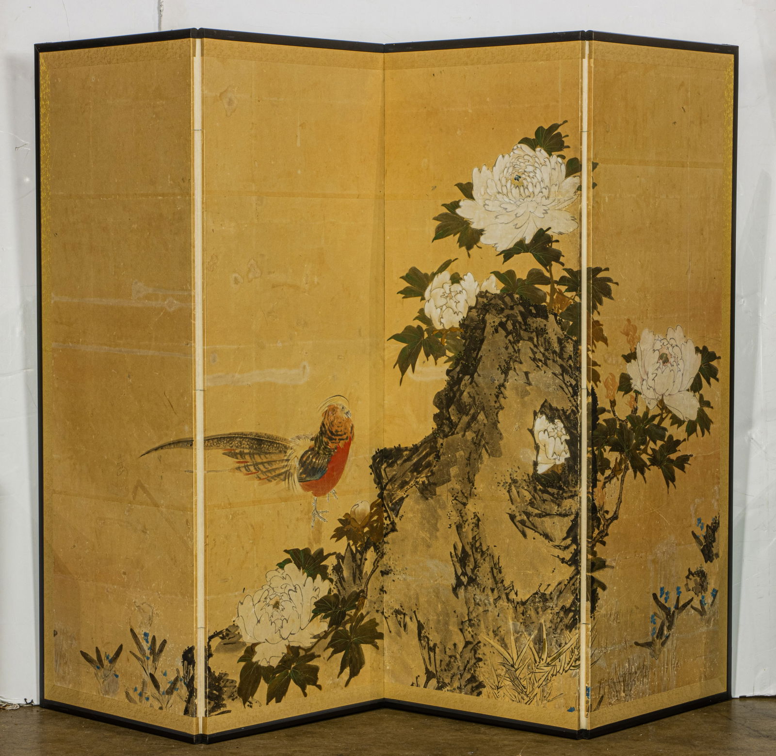 Japanese four-panel folding screen (1 of 1)