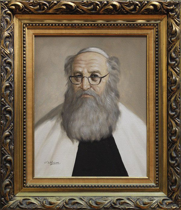 Painting, David Pelbam, Rabbi: Framed oil on canvas, The Rabbi, by David Pelbam (American, b. 1932), signed ''Pelbam'' lower left, overall: 28.5''h x 24.5''w. Provenance: Unaccessioned item from Honolulu Museum of Art
