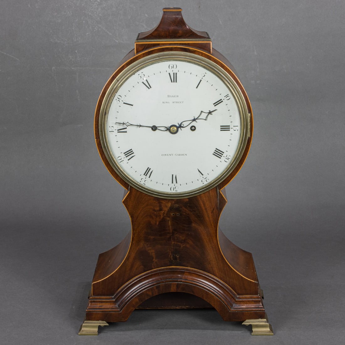 A George III mahogany balloon clock (1 of 5)