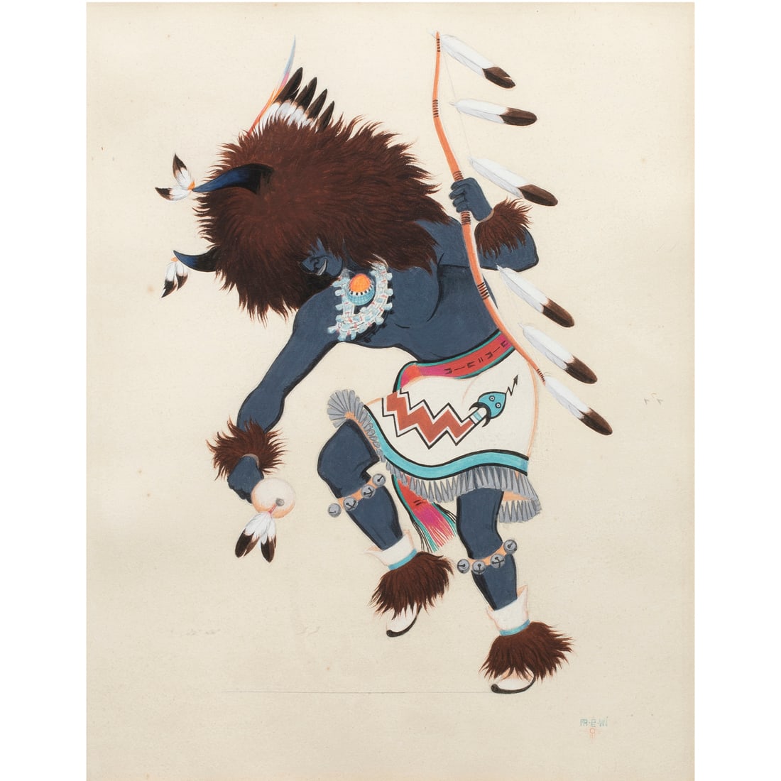 Work on paper, Velino Shije Herrera (1 of 4)