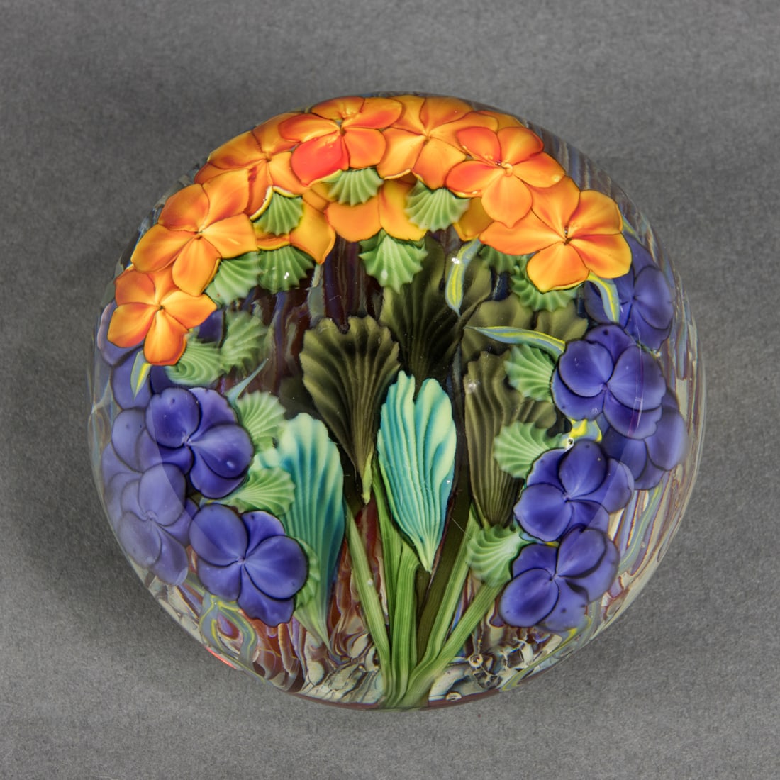 A Daniel Salazar for Lundberg Studios glass paperweight: Pele's Fury (1 of 5)