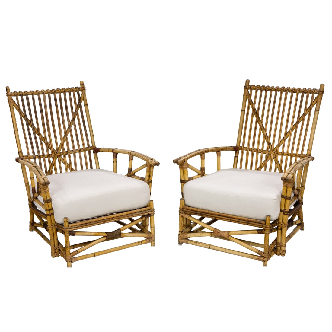 Two Heywood Wakefield Stick (Adirondack or Bar Harbor) lounge chairs (1 of 6)