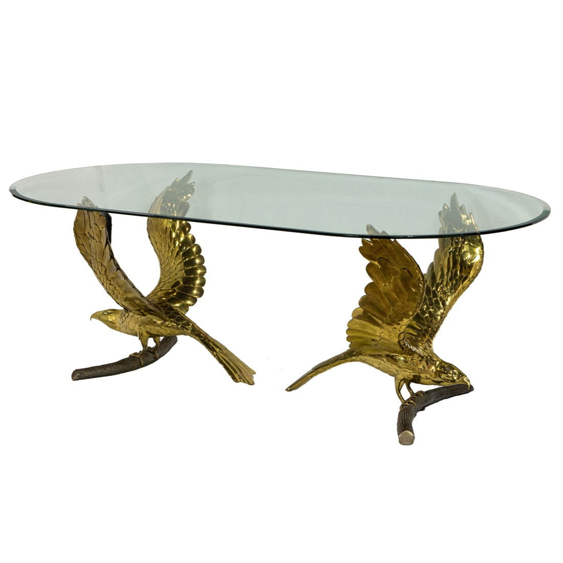 A French Alain Chevret (born 1944) sculptural dining table (1 of 3)
