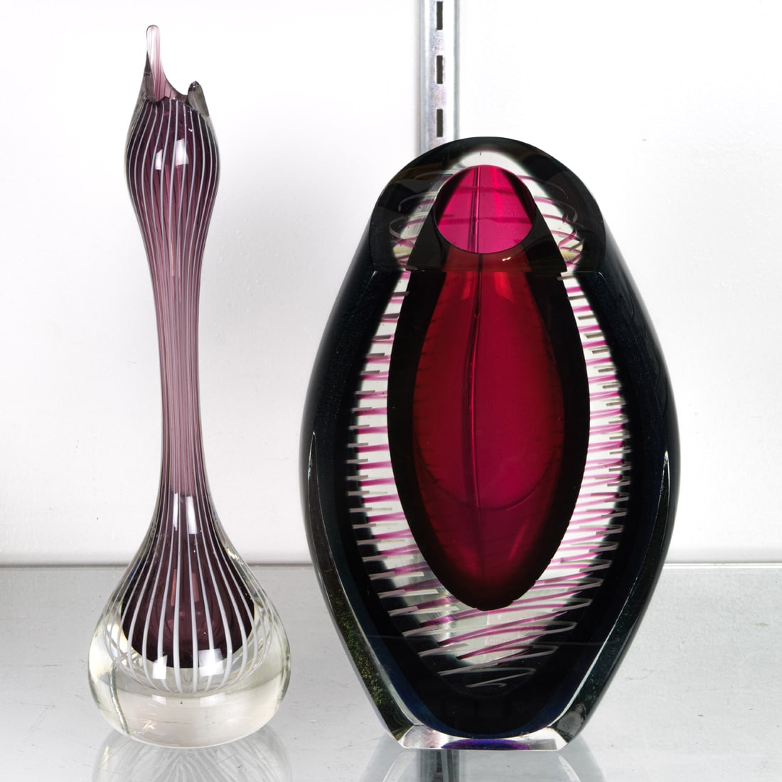 Two Modern glass vases (1 of 1)
