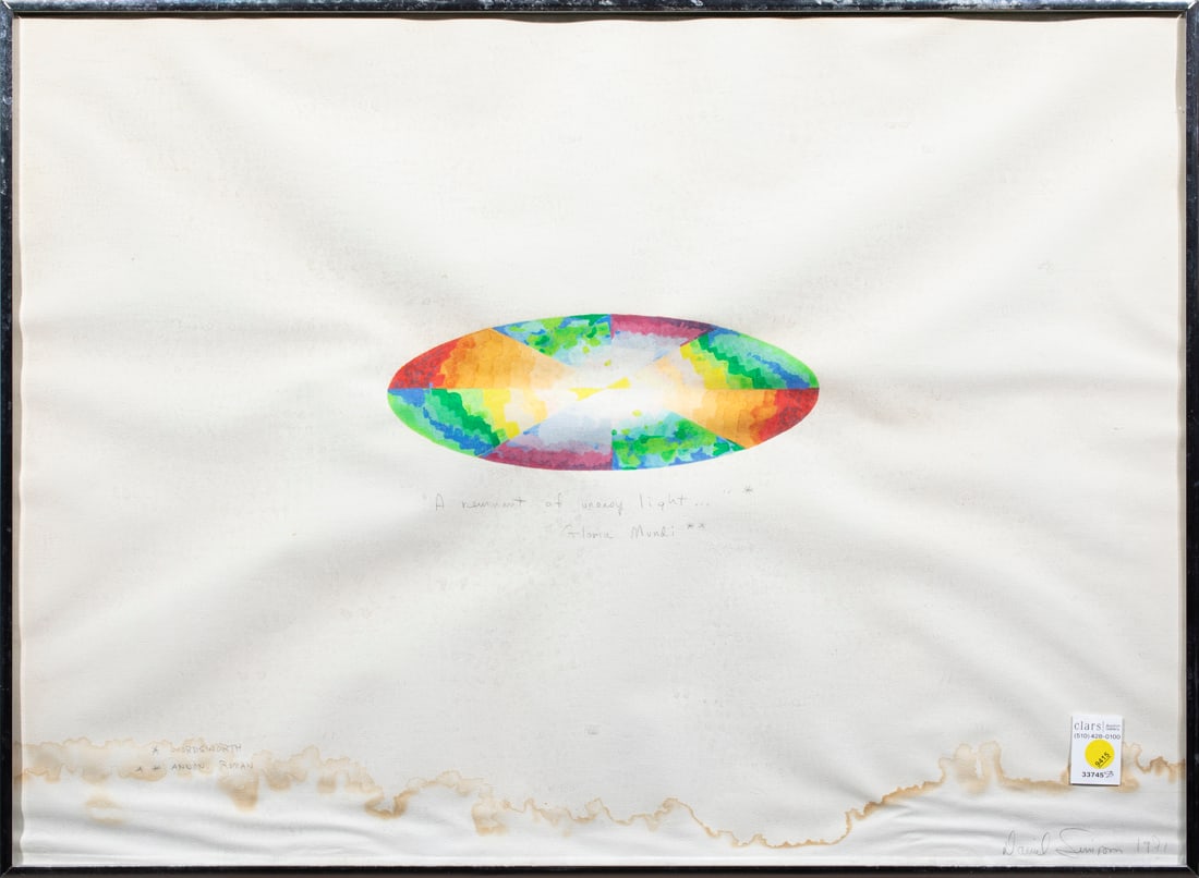 Work on paper, David Simpson (1 of 1)