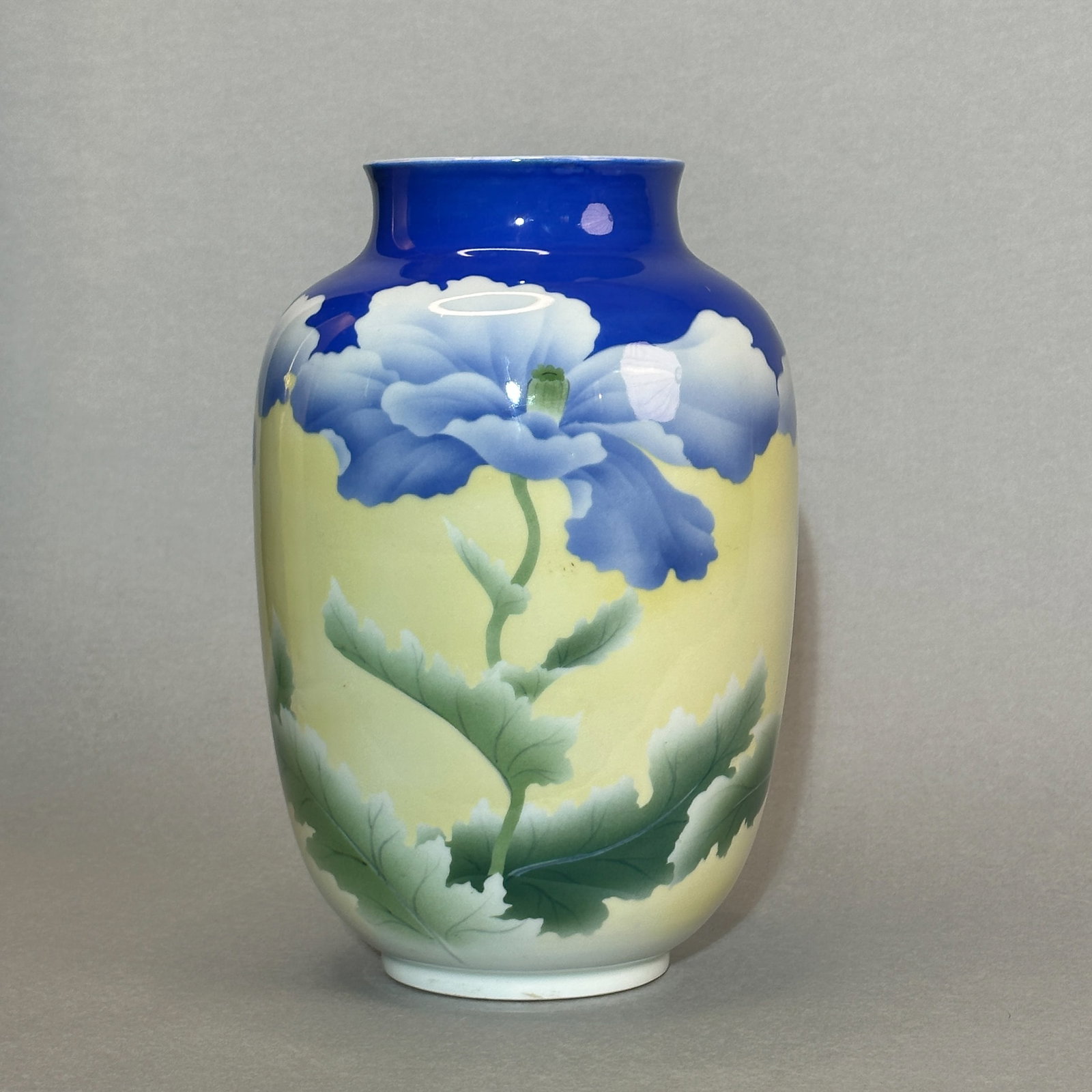 Japanese Studio Porcelain Vase by Nishiura Enji, Meiji Period: Japanese studio porcelain vase by Nishiura Enji, Meiji Period. Drilled for lamp. 12"h (30.48 cm) Provenance: Property from an estate in Connecticut. Note: This item is located at our offsite warehouse