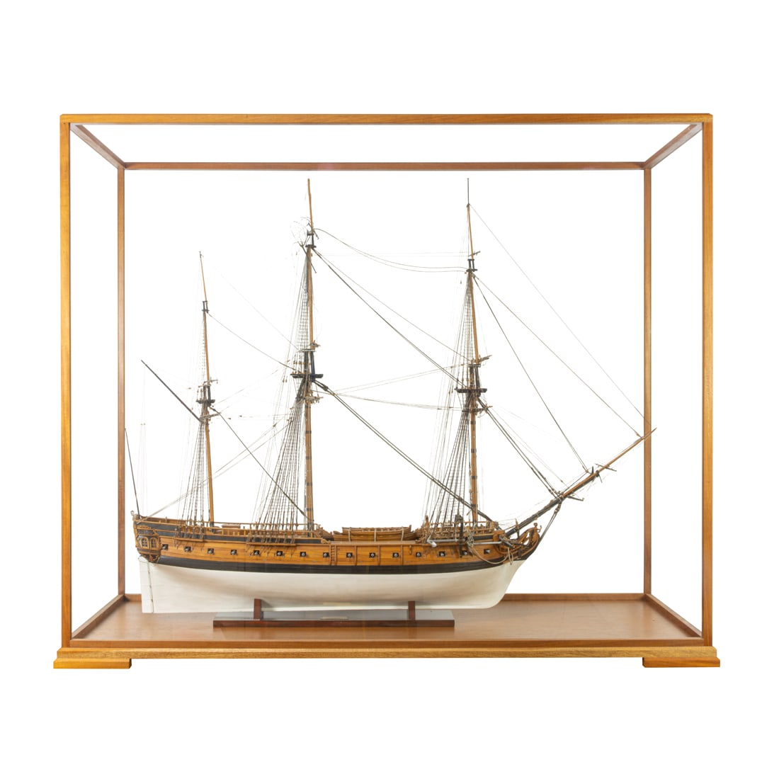 A scratch built ship model of the frigate 'La Flore du Americana' by Jean Boudroit (1 of 7)