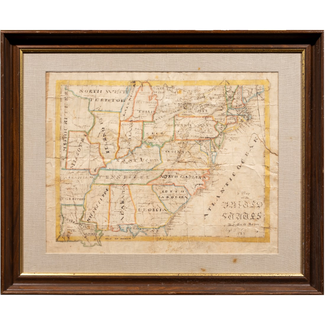 Hand-Drawn Map, American School (19th century) (1 of 3)