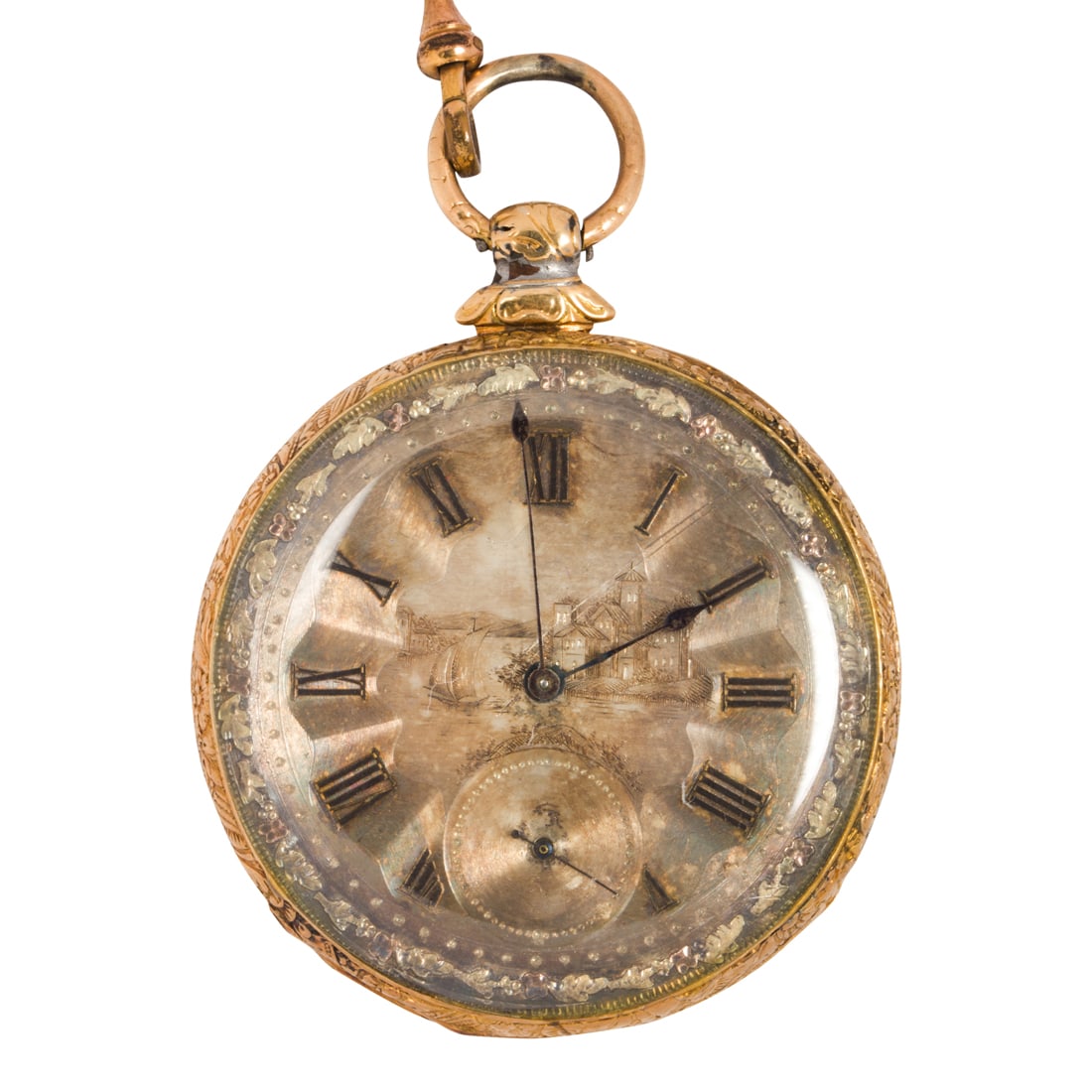 A T.F. Cooper, A 18k gold and gilt metal pocket watch (1 of 4)