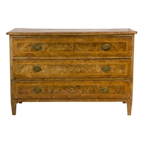 A French Louis XV inlaid commode circa 1750