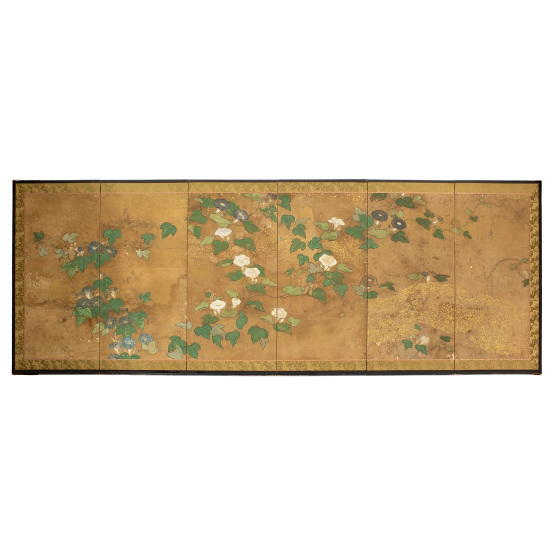 Japanese six-panel folding screen (1 of 5)