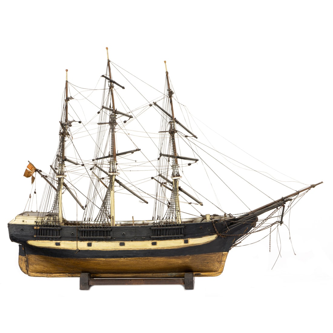 A model of the whaling ship James Arnold (1 of 8)