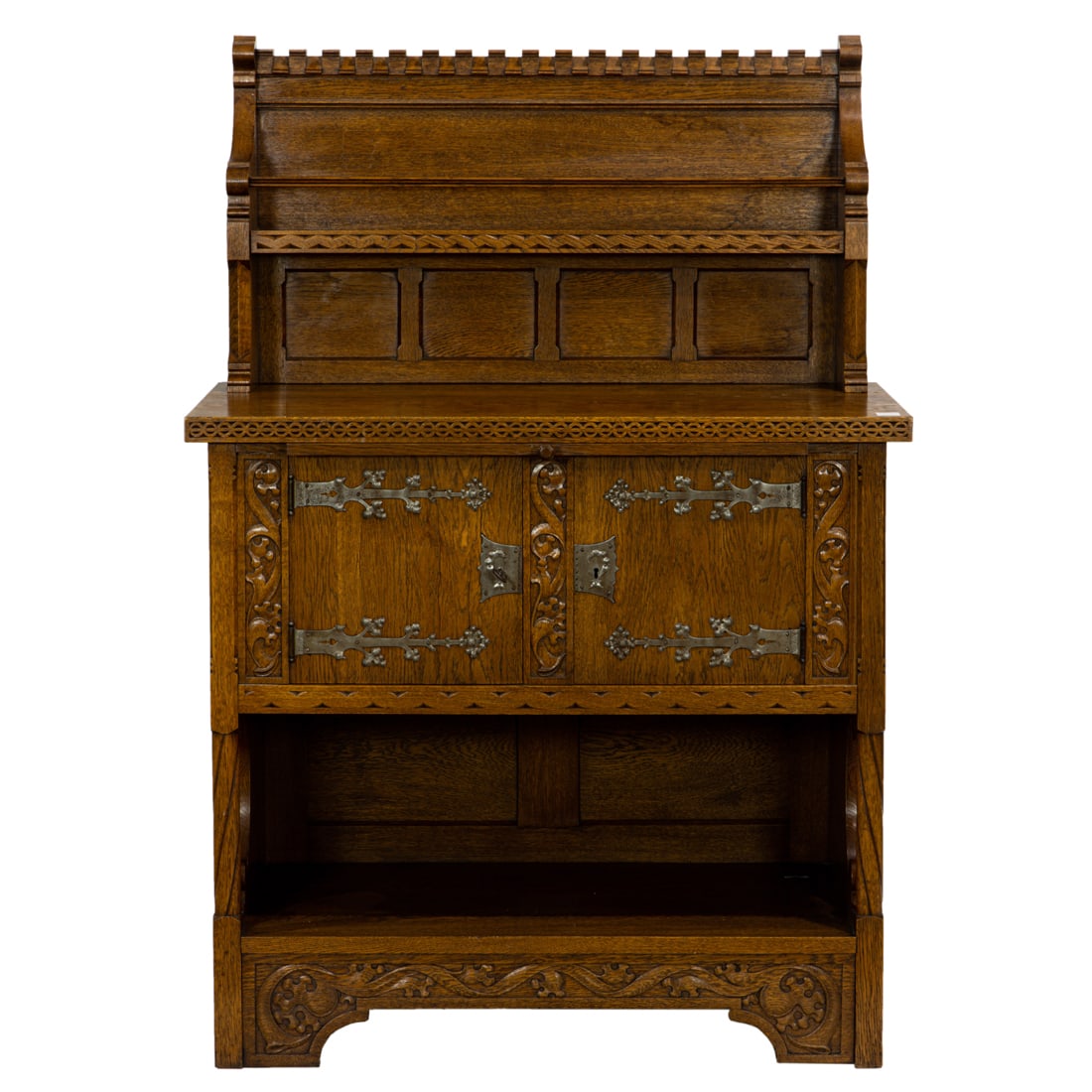 A Gothic Revival oak server (1 of 6)