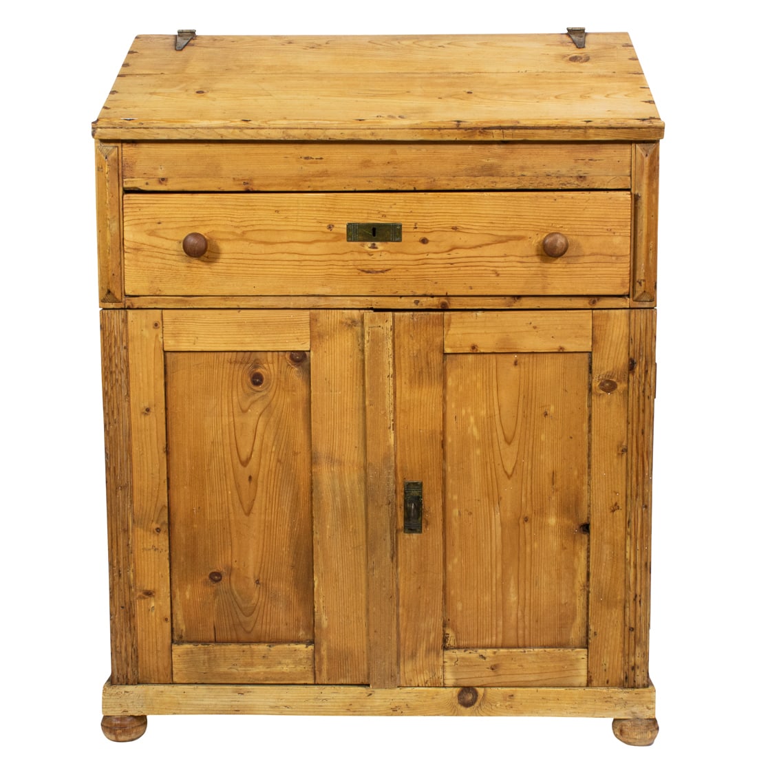 A Swedish pine teachers podium or desk (1 of 6)