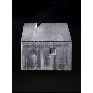 Photograph, Richard Barnes: Richard Barnes (American, b. 1953), "Unabomber's Cabin, Exhibit D," 1998, gelatin silver print, edition 3/6, gallery label (Hosfelt Gallery, San Francisco, CA) affixed verso, sight: 52.75"h x 39.5"w,