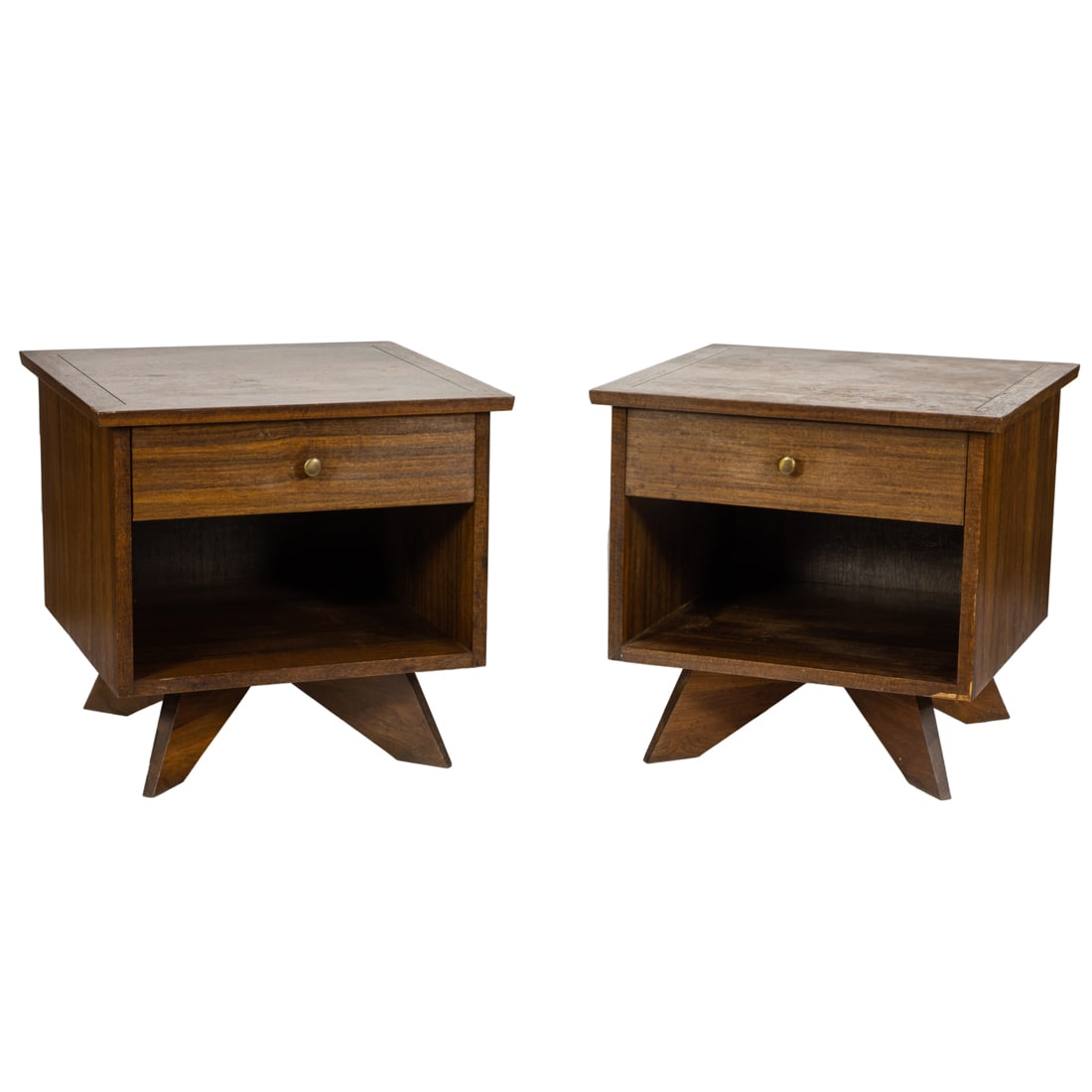 A pair of George Nakashima for Widdicomb "Origins" nightstands model 215 (1 of 6)