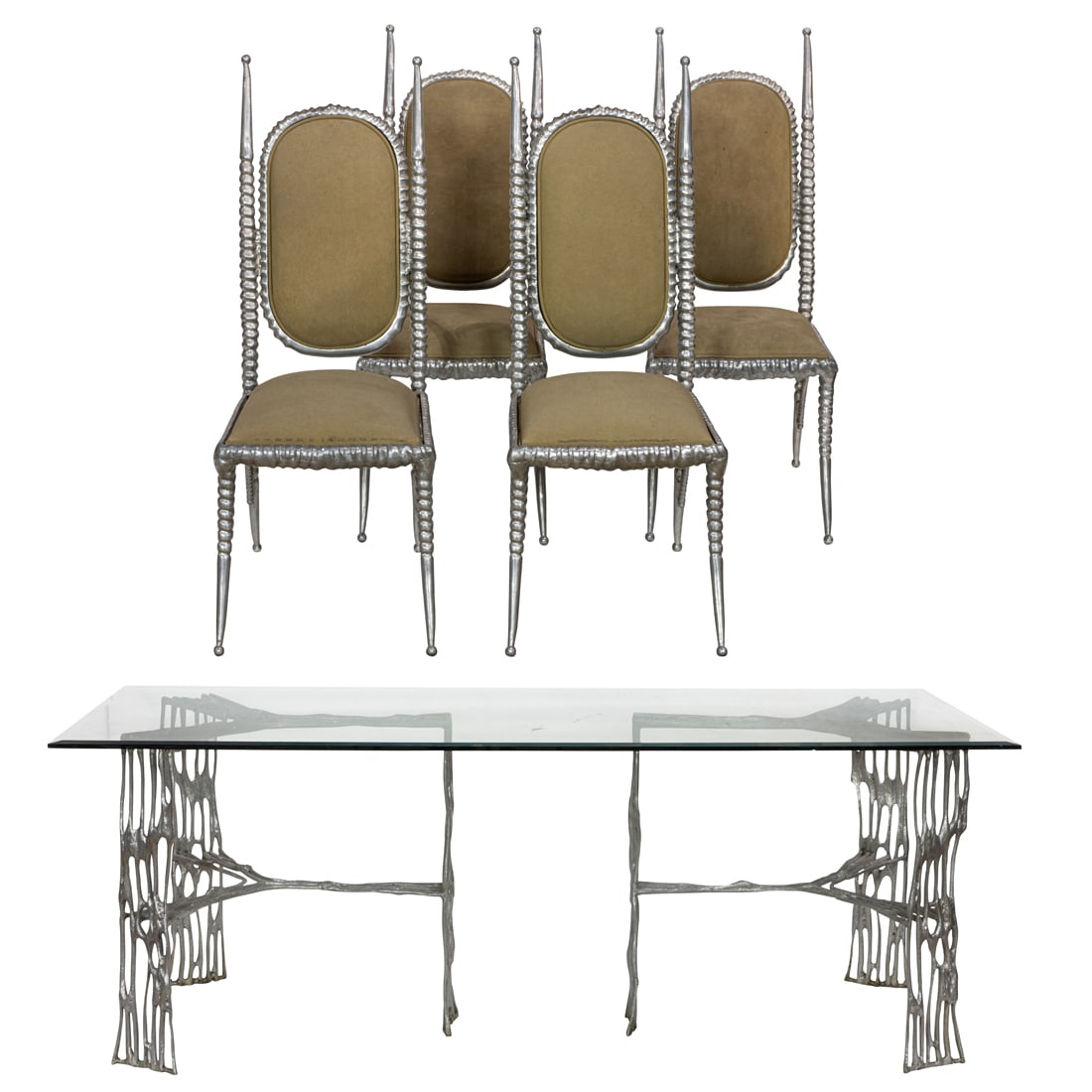 An Arthur Court dining table and four chairs (1 of 9)