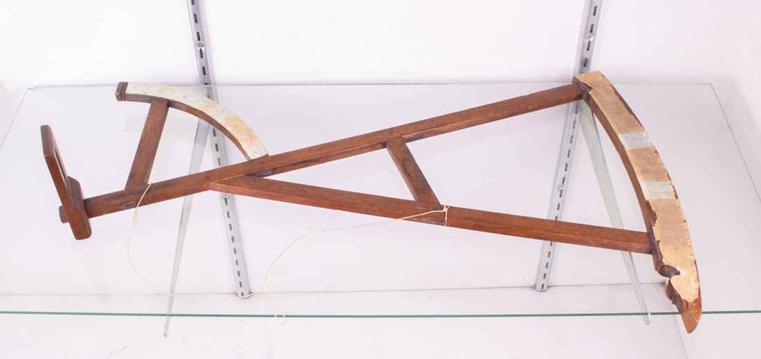 A folk art mahogany backstaff (1 of 1)