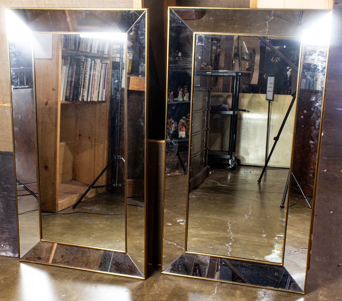 A pair of Restoration Hardware mirrors (1 of 1)