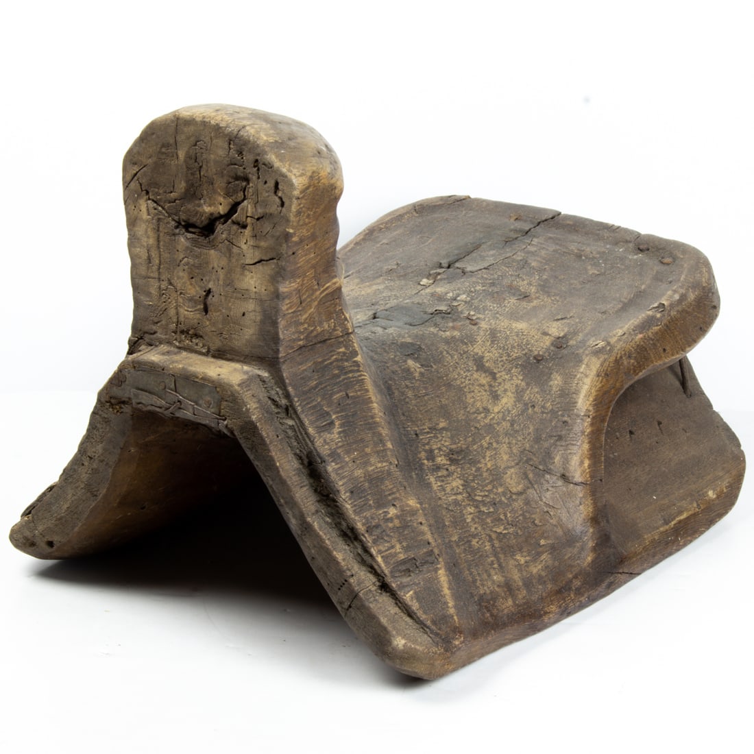 Tibetan wood saddle (1 of 2)