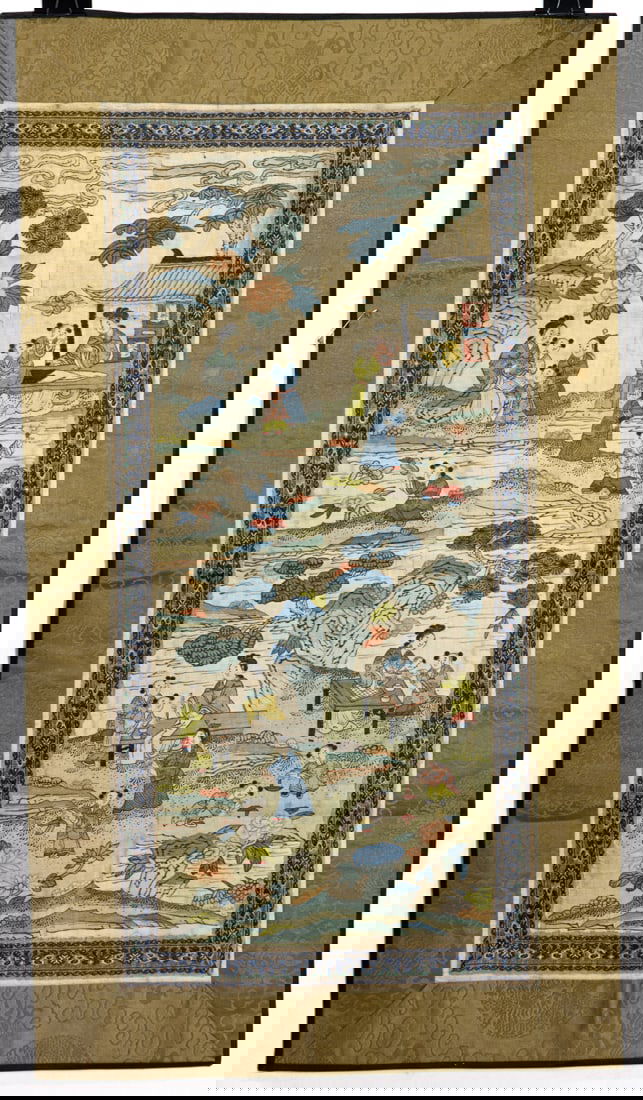 Chinese kesi woven panel (1 of 1)