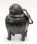 3145: Chinese Patinated Bronze Animal Censer - 4