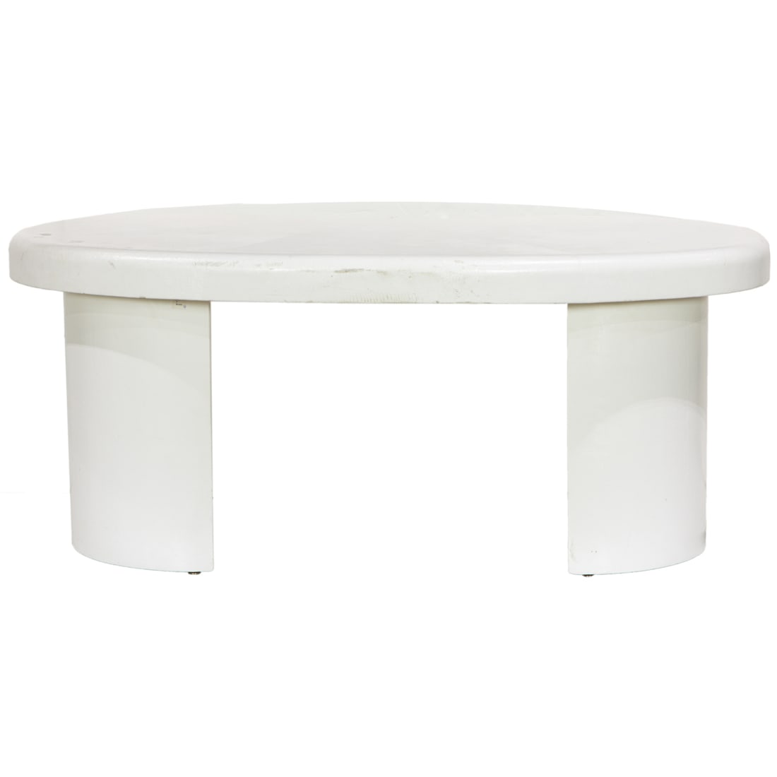 A contemporary Karl Springer style lacquered reptile skin covered desk circa 1970: A contemporary Karl Springer style lacquered reptile skin covered desk circa 1970, the kidney form with a single drawer above the conforming case with two interior doors, 31"h x 72"w x 32"d Provenance