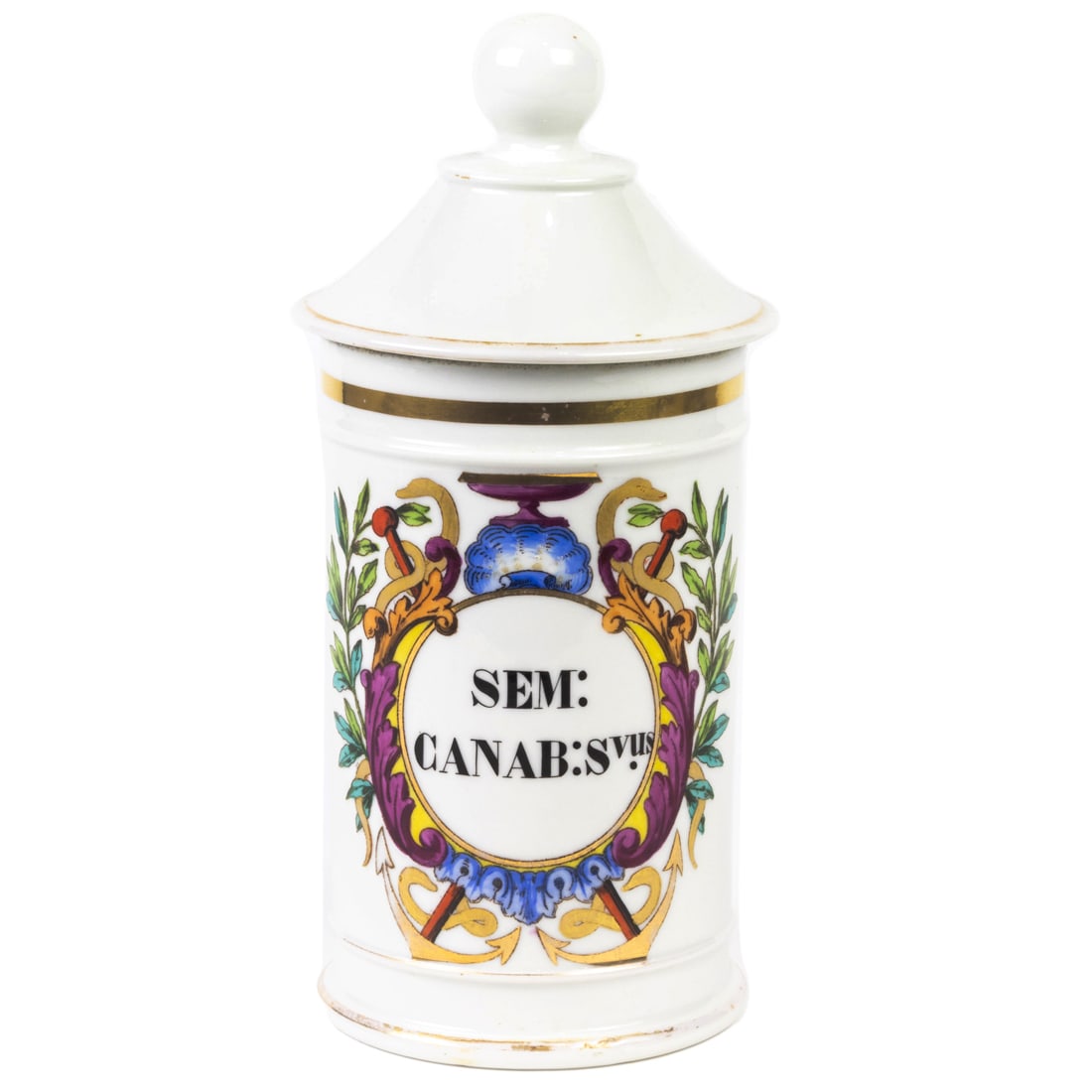 A French porcelain apothecary jar (1 of 4)