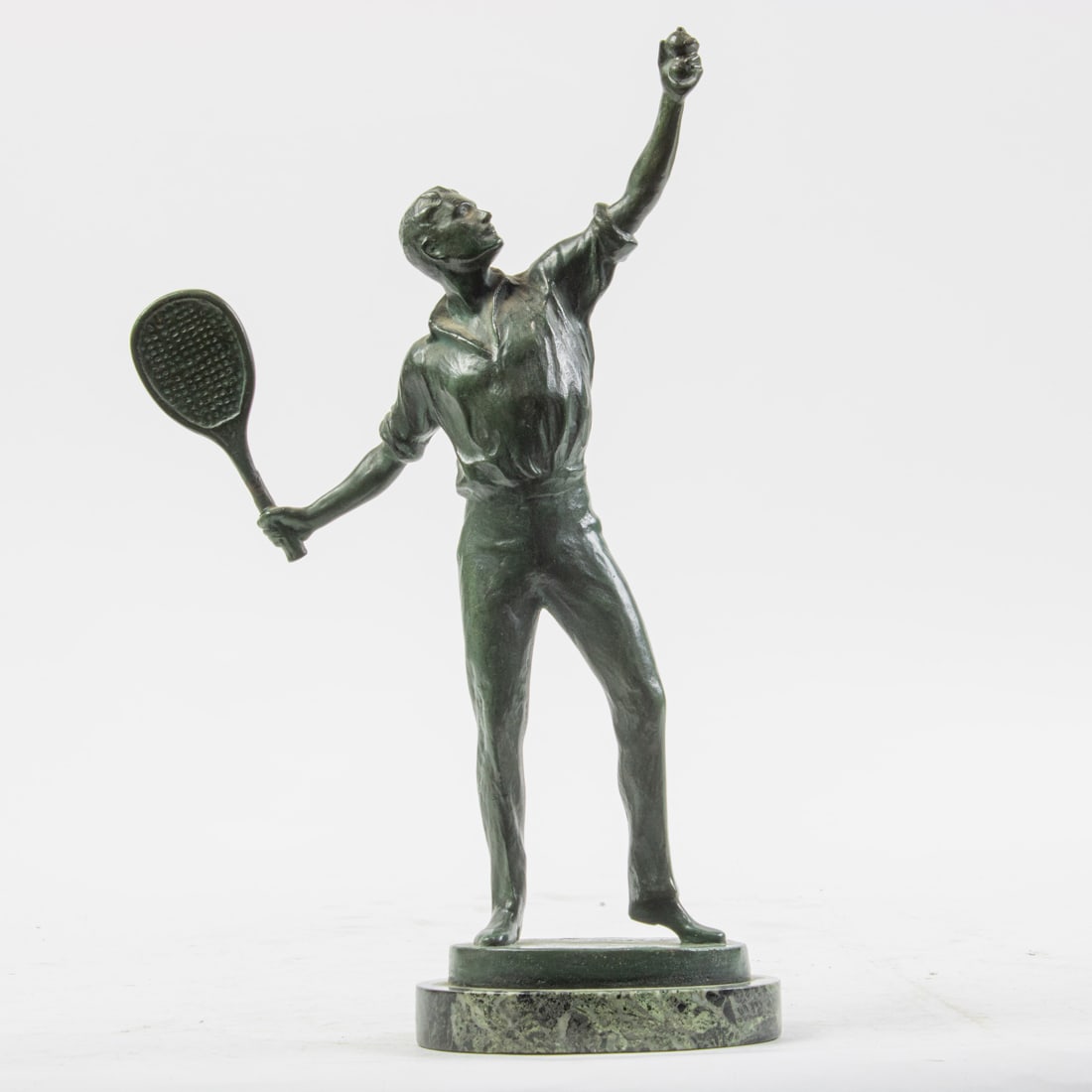 An Austrian patinatned bronze figure (1 of 2)