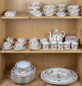 A group of Royal Crown Derby porcelain in Asian Rose and other Imari patterns