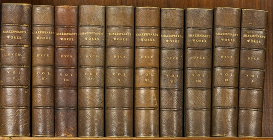 Works of Shakespeare, edited by Alexander Dyce, 10 volumes, London
