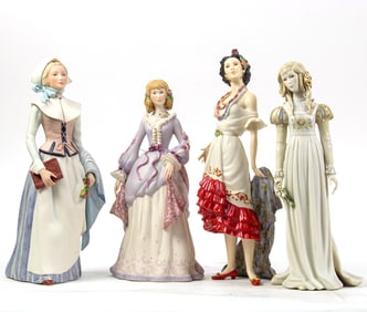 Four Cybis porcelain literary figures: 'Priscilla' IRT400/389