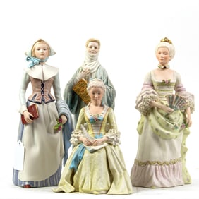 Four Cybis porcelain historical figures: 'Abigail Adams' IRT750/219