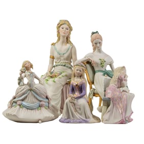 Five Cybis porcelain figures