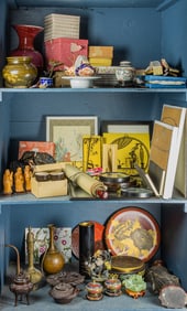 A large group of mainly Asian decorative arts