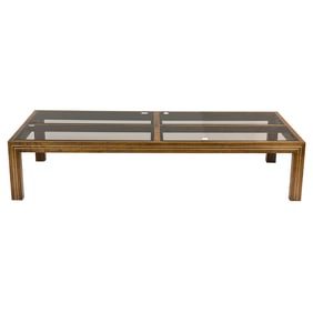 A Mid Century oak coffee table