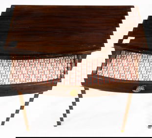 A Federal demilune console table circa 1830